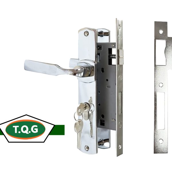 Serrure TQG complète gris à 3 clès
