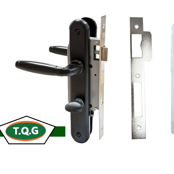 Serrure toilette complète noire