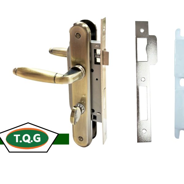 Serrure toilette complète TQG bronze